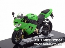 Автоминиатюра модели - Kawasaki Ninja ZX-10R green Atlas 