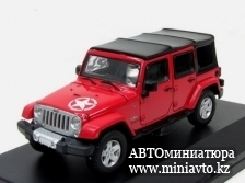 Автоминиатюра модели - Jeep Wrangler 4x4 Unlimited Freedom Edition red Greenlight Collectibles