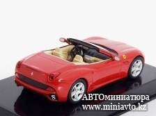 Автоминиатюра модели - Ferrari California Spider 2008 red Altaya