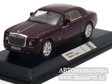 Автоминиатюра модели - Rolls Royce Phantom Coupe 2008 darkred  Ixo