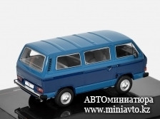 Автоминиатюра модели - VW T3 (Type 2) Caravelle blue 1981 IXO