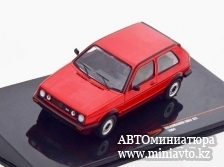 Автоминиатюра модели - Volkswagen  Rabbit (Golf) 2 GTI 1984 red Ixo 