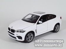 Автоминиатюра модели - BMW X6 M 2018 White 1:24 RASTAR