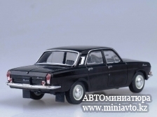 Автоминиатюра модели - ГАЗ-24-01 "Волга",чёрный,на подставке,в боксе Автолегенды СССР