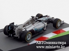 Автоминиатюра модели - Lewis Hamilton Mercedes F1 W05 Hybrid #44 чемпион мира формула 1 2014 Altaya