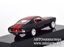 Автоминиатюра модели - Ford Mustang Fastback Custom 1967 black/red Ixo