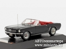 Автоминиатюра модели - Ford Mustang Convertible  1965 черный Premium X