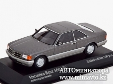 Автоминиатюра модели - Mercedes 560 SEC C126 1983 greymetallic Minichamps