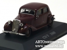 Автоминиатюра модели - Mercedes 170 V 1949 darkred Altaya