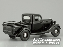 Автоминиатюра модели - ГАЗ М415 чёрный Автолегенды СССР