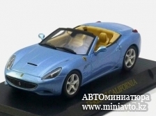 Автоминиатюра модели - Ferrari California Spider 2008 lightblue-metallic Altaya
