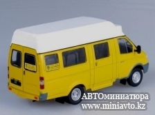 Автоминиатюра модели - ГАЗ-322133 "ГАЗель" маршрутное такси Автомобиль на службе 