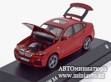 Автоминиатюра модели - BMW X4 F26 2015 red  Herpa