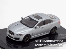 Автоминиатюра модели - Jaguar XFR Saloon silver Ixo