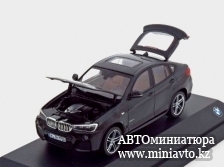 Автоминиатюра модели - BMW X4 F26 2015 black Herpa