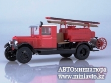 Автоминиатюра модели - ПМЗ-2 (ЗИС-5) пожарный автомобиль Наши Грузовики