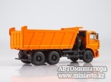 Автоминиатюра модели - КАМАЗ-6520 самосвал оранжевый ПАО КАМАЗ