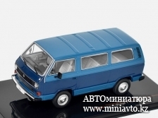 Автоминиатюра модели - VW T3 (Type 2) Caravelle blue 1981 IXO