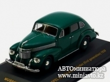 Автоминиатюра модели - Opel Kapitän A 1939 green Ixo