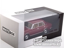 Автоминиатюра модели - Lada 1500 (ВАЗ 2103) бордо WhiteBox