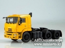 Автоминиатюра модели - КАМАЗ-6460 седельный тягач ,жёлтый ПАО КАМАЗ