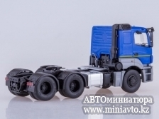 Автоминиатюра модели - КАМАЗ-65206 седельный тягач (синий) ПАО КАМАЗ