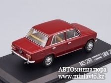 Автоминиатюра модели - ВАЗ 2101 (1970), вишневый EVR-mini