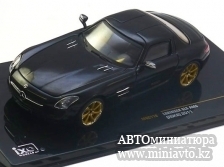 Автоминиатюра модели - Mercedes Lorinser SLS AMG RSK8 2011 black/golden Ixo