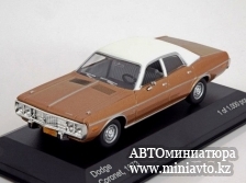 Автоминиатюра модели - Dodge Coronet 1973 brownmetallic/creme White Box 