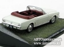 Автоминиатюра модели - Ford Mustang Convertible white  James Bond Goldfinger Altaya 007 Collection
