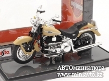 Автоминиатюра модели - Harley-Davidson FLSTCI Softail Springer Classic 2005 бежевый Maisto1:18