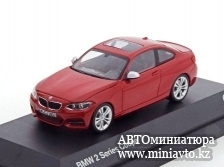 Автоминиатюра модели - BMW 2er F22 Coupe 2014 red  Minichamps