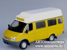 Автоминиатюра модели - ГАЗ-322133 "ГАЗель" маршрутное такси Автомобиль на службе 