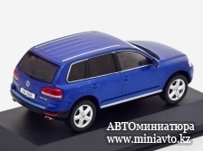Автоминиатюра модели - VW Touareg 2006 bluemetallic Altaya
