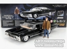 Автоминиатюра модели - Chevrolet Impala SS Sport Sedan 1967 Сериал "Supernatural" с фигуркой киногероя Jada Toys1:24
