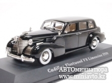 Автоминиатюра модели - Cadillac Fleetwood V8 Limousine 1939 чёрный Altaya