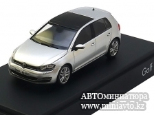 Автоминиатюра модели - VW Rabbit (Гольф) 7 2012 silver Herpa