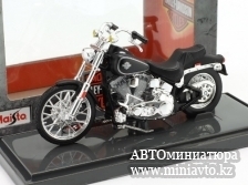 Автоминиатюра модели - Harley-Davidson FXST Softail  1984 черный Maisto1:18