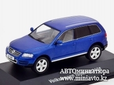 Автоминиатюра модели - VW Touareg 2006 bluemetallic Altaya