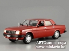 Автоминиатюра модели - ГАЗ 31029, Автолегенды СССР , бордовый DeAgostini