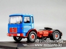 Автоминиатюра модели - MAN 16.320 blue / red IXO