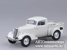 Автоминиатюра модели - ГАЗ-М415 белый Автолегенды СССР