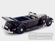 Автоминиатюра модели - Mercedes 770 (W150) Convertible 1938 black 1:18 MCG