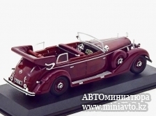 Автоминиатюра модели - Mercedes Type 770K Convertible 1938 darkred Ixo