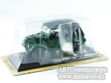 Автоминиатюра модели - ГАЗ 69А зелёный Европейская серия DeAgostini