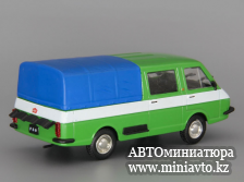 Автоминиатюра модели - РАФ-2909 (1979), Автолегенды СССР , зеленый /голубой DeAgostini