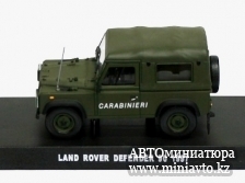 Автоминиатюра модели - LAND ROVER DEFENDER 90 1997 " CARABINIERI Altaya