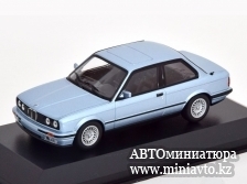 Автоминиатюра модели - BMW 3er E30 Saloon 1986 lightblue-metallic Maxichamps