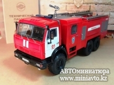 Автоминиатюра модели - КАМАЗ-43118 пожарный АЦ-5-40  Проект № 111 MGG73 