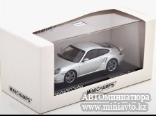 Автоминиатюра модели - Porsche 911 (997 II) Turbo Coupe 2009 silver Minichamps